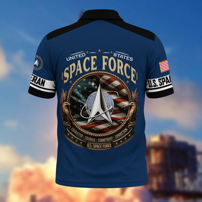 Premium America 250th Anniversary US Veteran Polo Shirt, Gifts for U.S. Veterans, Gifts for Independence Day, Veterans Day