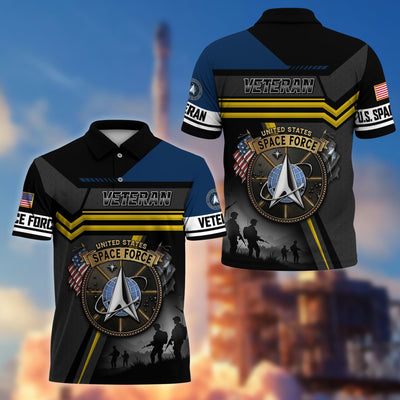 Premium US Veterans Polo Shirt, Gifts For US Veterans, Gifts On Father's Day, Veterans Day.