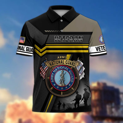 Premium US Veterans Polo Shirt, Gifts For US Veterans, Gifts On Father's Day, Veterans Day.