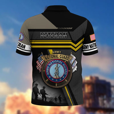 Premium US Veterans Polo Shirt, Gifts For US Veterans, Gifts On Father's Day, Veterans Day.