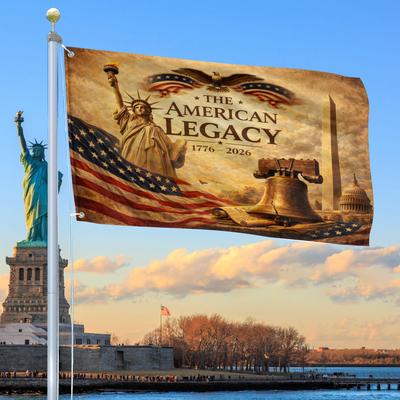 Premium America 250th Anniversary Grommet Flag, America 250th Flag, America 250th Birthday, Best Gifts On Independence Day, Veterans Day.
