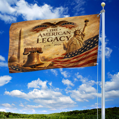 Premium America 250th Anniversary Grommet Flag, America 250th Flag, America 250th Birthday, Best Gifts On Independence Day, Veterans Day.