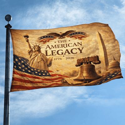 Premium America 250th Anniversary Grommet Flag, America 250th Flag, America 250th Birthday, Best Gifts On Independence Day, Veterans Day.