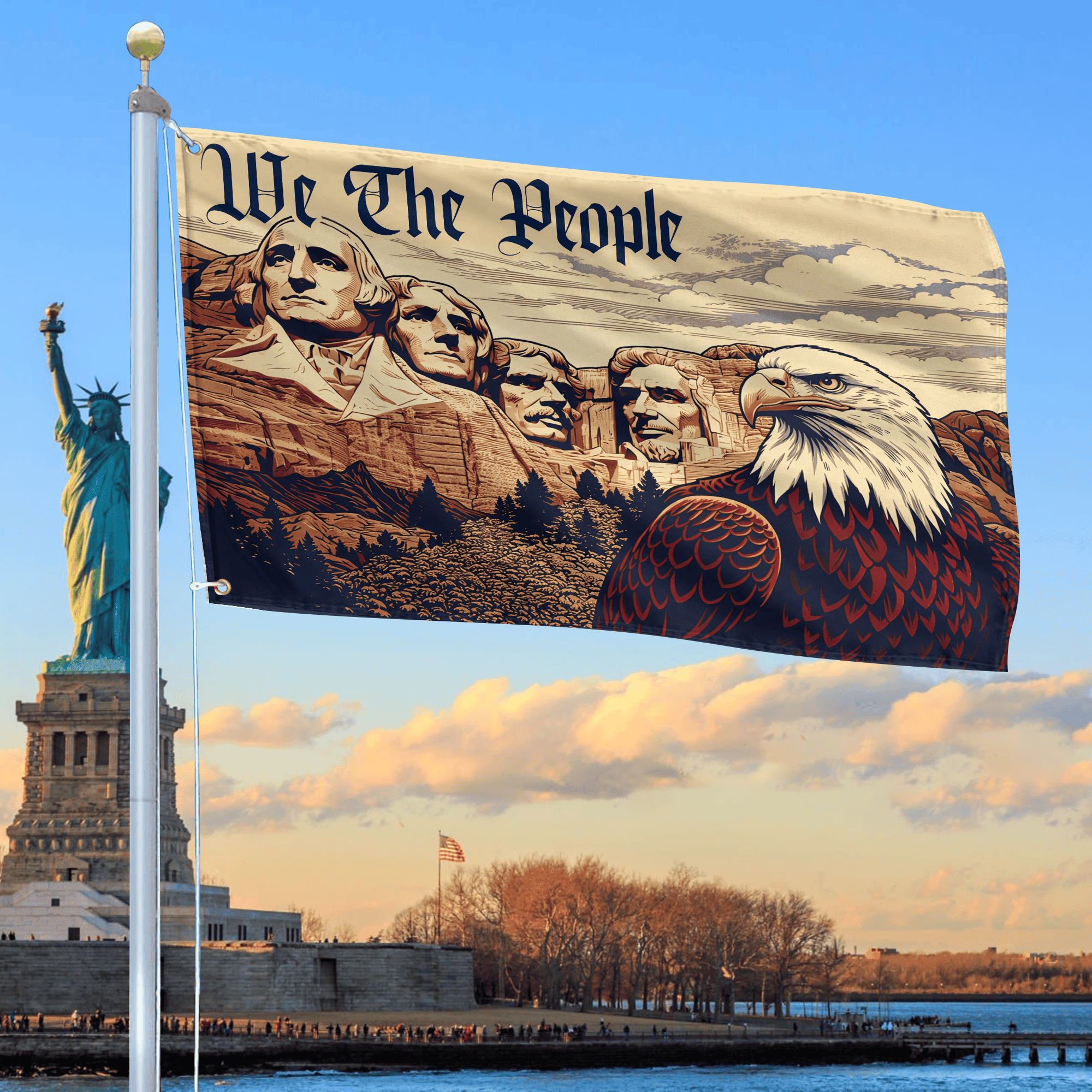 Premium America 250th Anniversary Grommet Flag, America 250th Flag, America 250th Birthday, Best Gifts On Independence Day, Veterans Day.