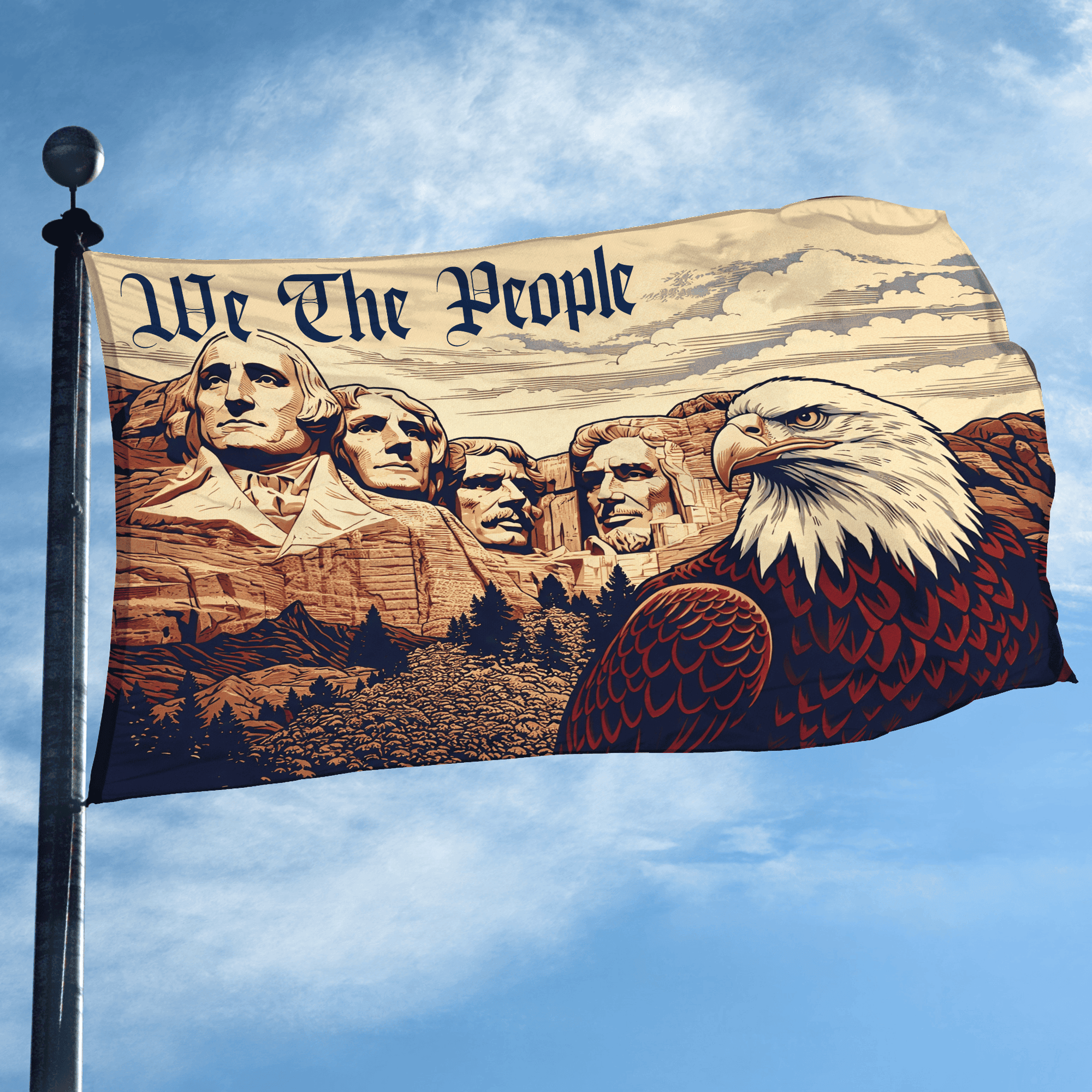 Premium America 250th Anniversary Grommet Flag, America 250th Flag, America 250th Birthday, Best Gifts On Independence Day, Veterans Day.