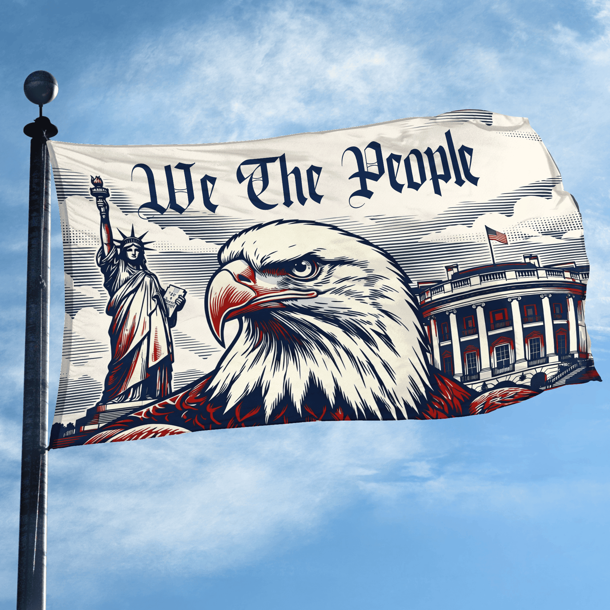 Premium America 250th Anniversary Grommet Flag, America 250th Flag, America 250th Birthday, Best Gifts On Independence Day, Veterans Day.