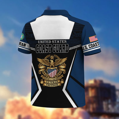 Premium US Veterans Polo Shirt, Gifts For US Veterans, Gifts On Father's Day, Veterans Day.