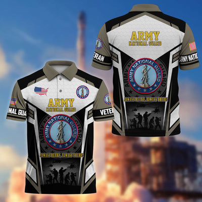 Premium US Veterans Polo Shirt, Gifts For US Veterans, Gifts On Father's Day, Veterans Day.