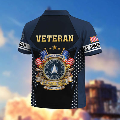 Premium US Veterans Polo Shirt, Gifts For US Veterans, Gifts On Father's Day, Veterans Day.