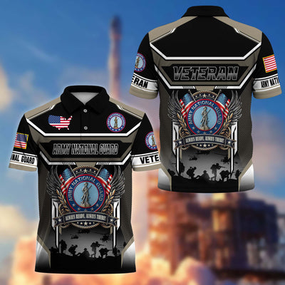 Premium US Veterans Polo Shirt, Gifts For US Veterans, Gifts On Father's Day, Veterans Day.