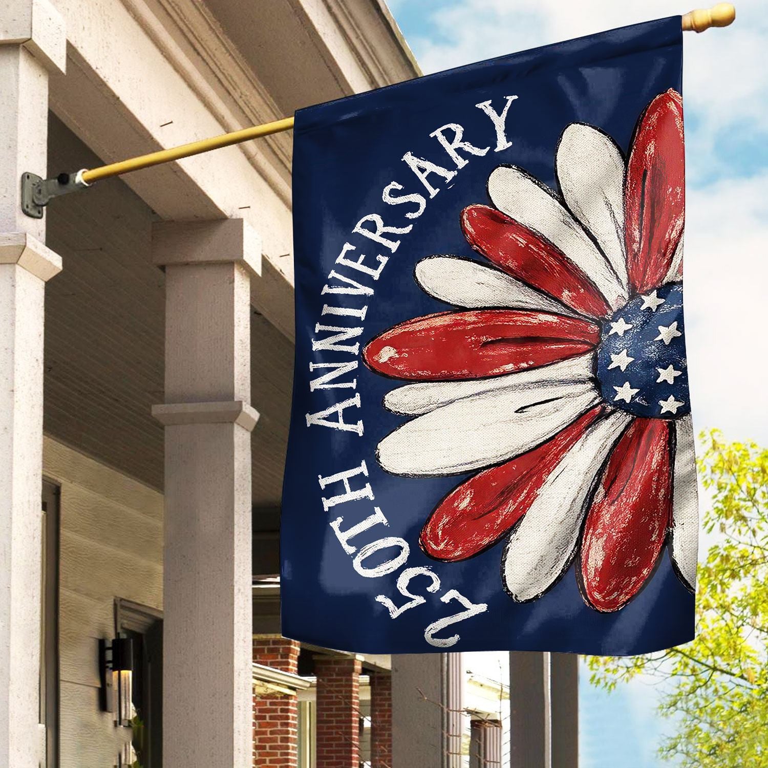 Premium Custom US Military House Flag 4ft x 6ft (48in x 72in)