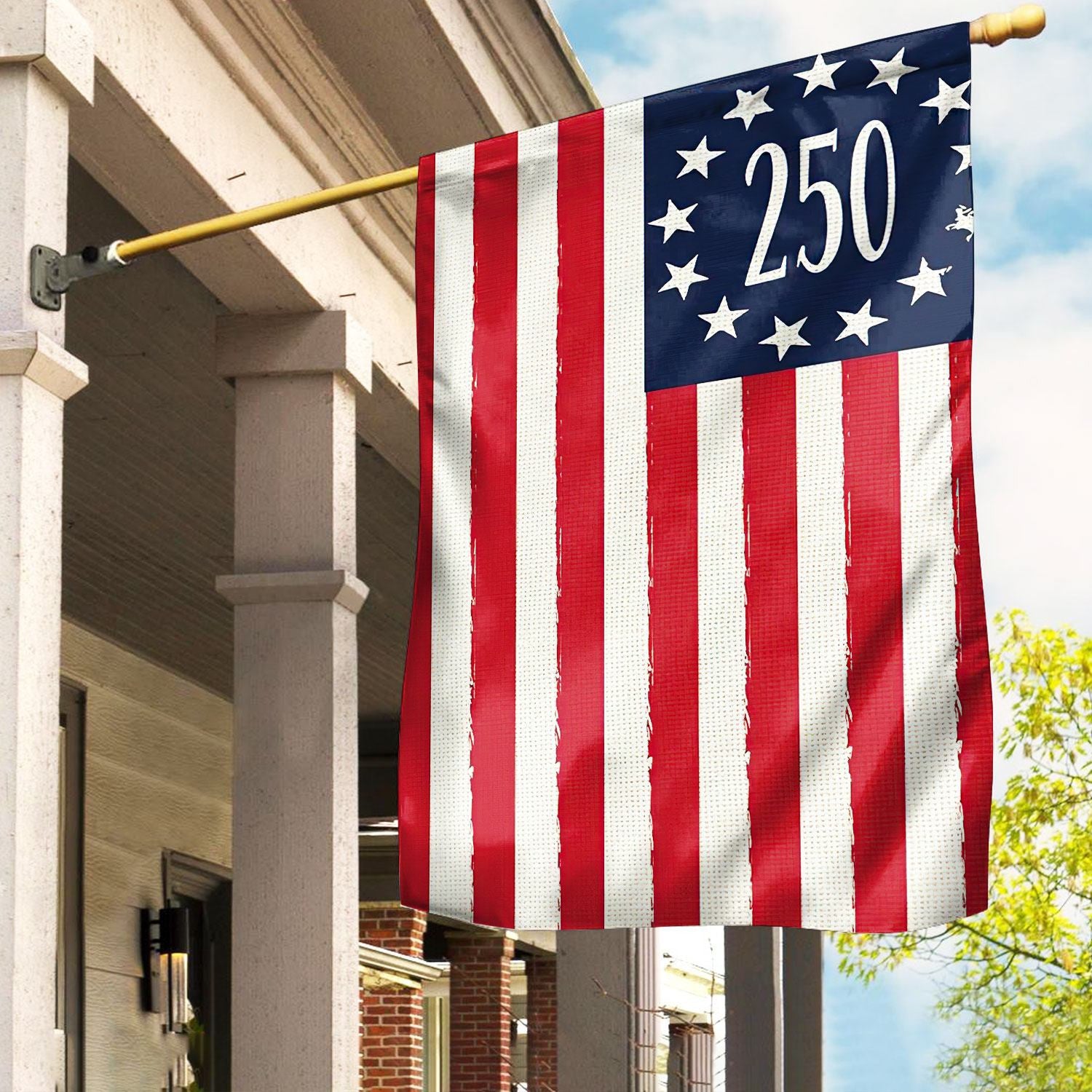 Premium Custom US Military House Flag 4ft x 6ft (48in x 72in)