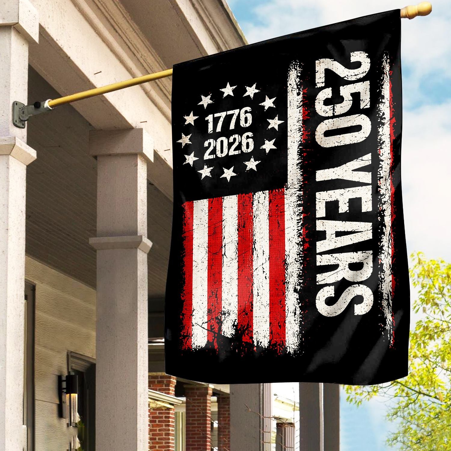 Premium Custom US Military House Flag 4ft x 6ft (48in x 72in)