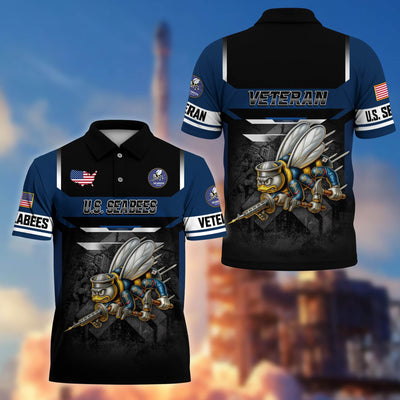 Premium US Veterans Polo Shirt, Gifts For US Veterans, Gifts On Father's Day, Veterans Day.