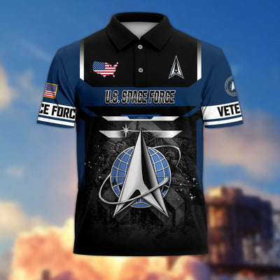 Premium US Veterans Polo Shirt, Gifts For US Veterans, Gifts On Father's Day, Veterans Day.
