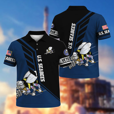 Premium US Veterans Polo Shirt, Gifts For US Veterans, Gifts On Father's Day, Veterans Day.