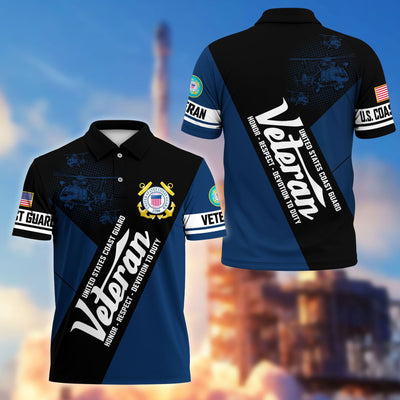Premium US Veterans Polo Shirt, Gifts For US Veterans, Gifts On Father's Day, Veterans Day.