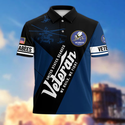 Premium US Veterans Polo Shirt, Gifts For US Veterans, Gifts On Father's Day, Veterans Day.