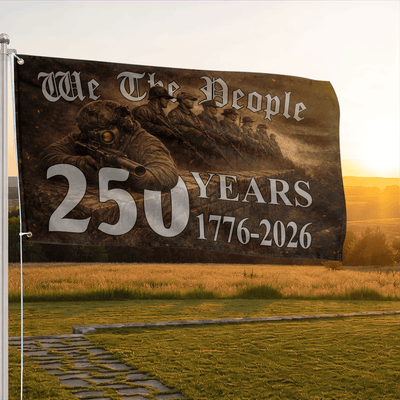 Premium America 250th Anniversary Grommet Flag, America 250th Flag, America 250th Birthday, Best Gifts On Independence Day, Veterans Day.