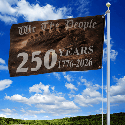 Premium America 250th Anniversary Grommet Flag, America 250th Flag, America 250th Birthday, Best Gifts On Independence Day, Veterans Day.