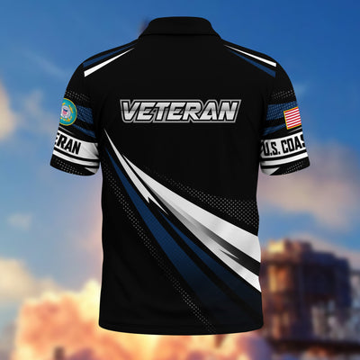 Premium US Veterans Polo Shirt, Gifts For US Veterans, Gifts On Father's Day, Veterans Day.