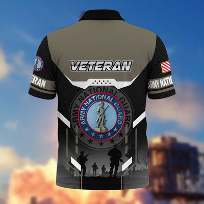 Premium US Veterans Polo Shirt, Gifts For US Veterans, Gifts On Father's Day, Veterans Day.