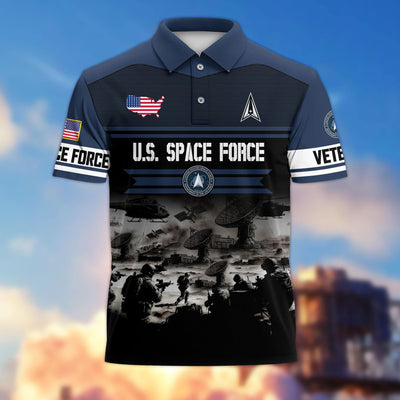 Premium US Veterans Polo Shirt, Gifts For US Veterans, Gifts On Father's Day, Veterans Day.