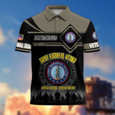 Premium US Veterans Polo Shirt, Gifts For US Veterans, Gifts On Father's Day, Veterans Day.