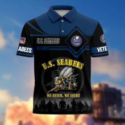 Premium US Veterans Polo Shirt, Gifts For US Veterans, Gifts On Father's Day, Veterans Day.