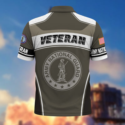 Premium US Veterans Polo Shirt, Gifts For US Veterans, Gifts On Father's Day, Veterans Day.