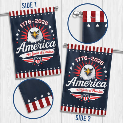 Flagwix American Flag - 250 years of America Semiquincentennial Eagle Flag
