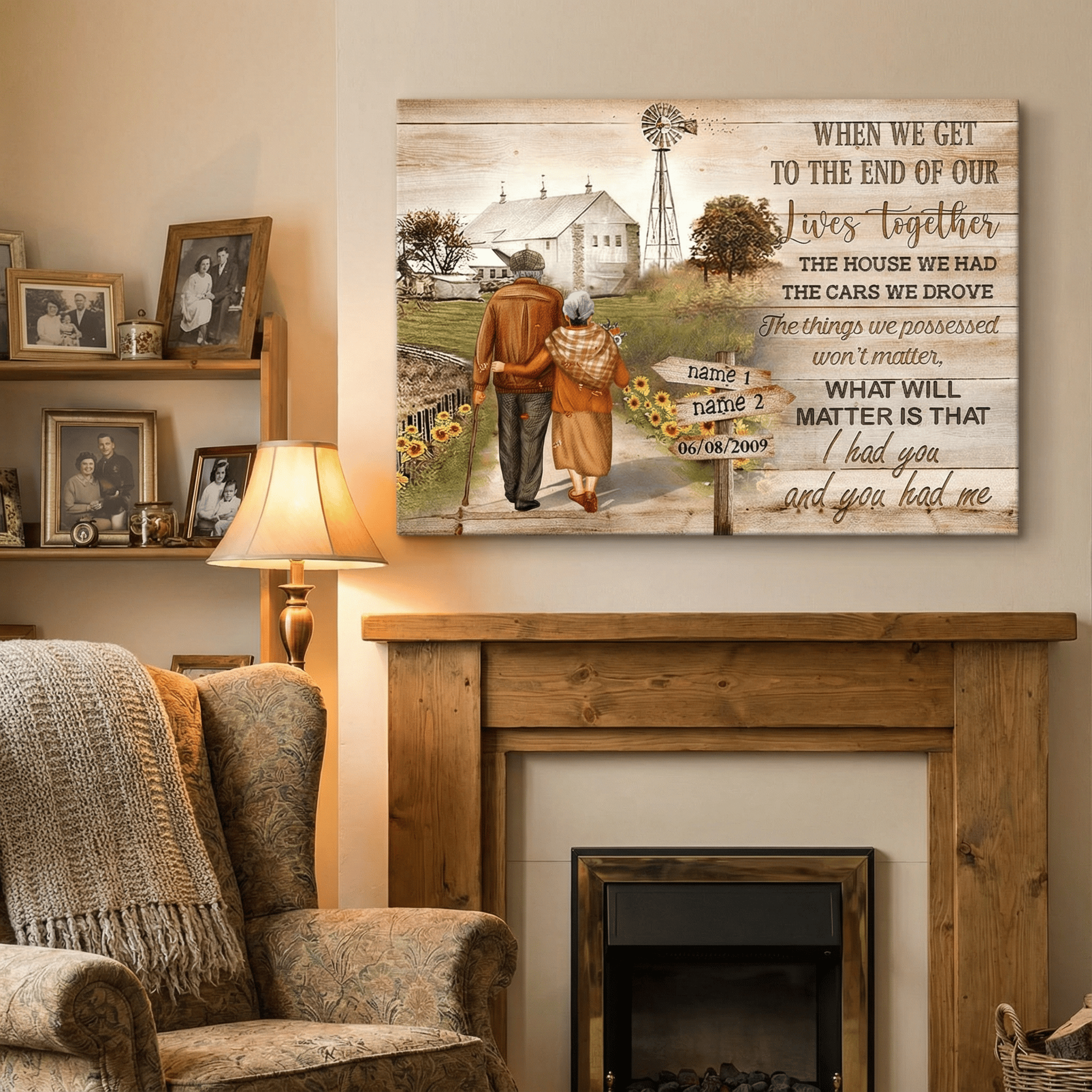 I Had You And You Had Me - Personalized Couple Canvas