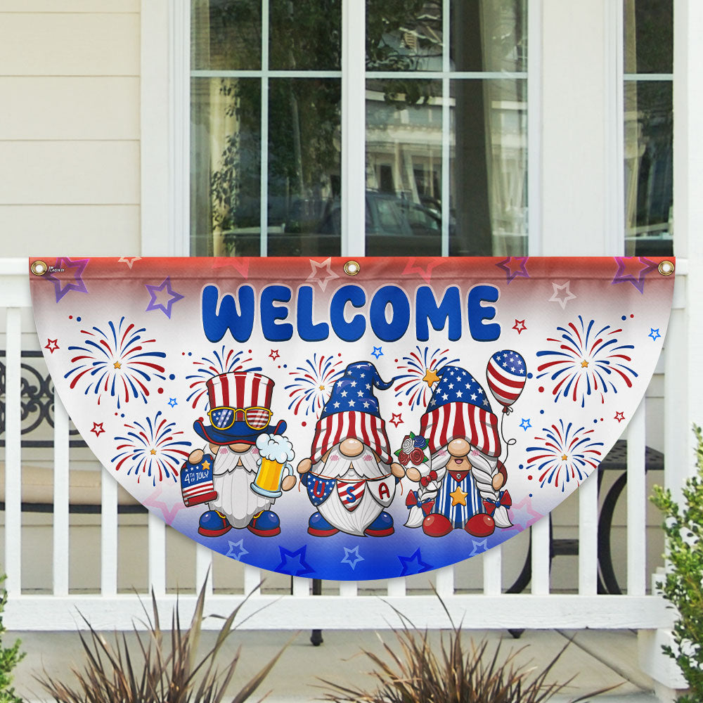 American Flag - 4th of july Decoration American Independence Day Non-Pleated Fan Flag