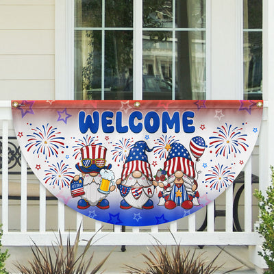 American Flag - 4th of july Decoration American Independence Day Non-Pleated Fan Flag