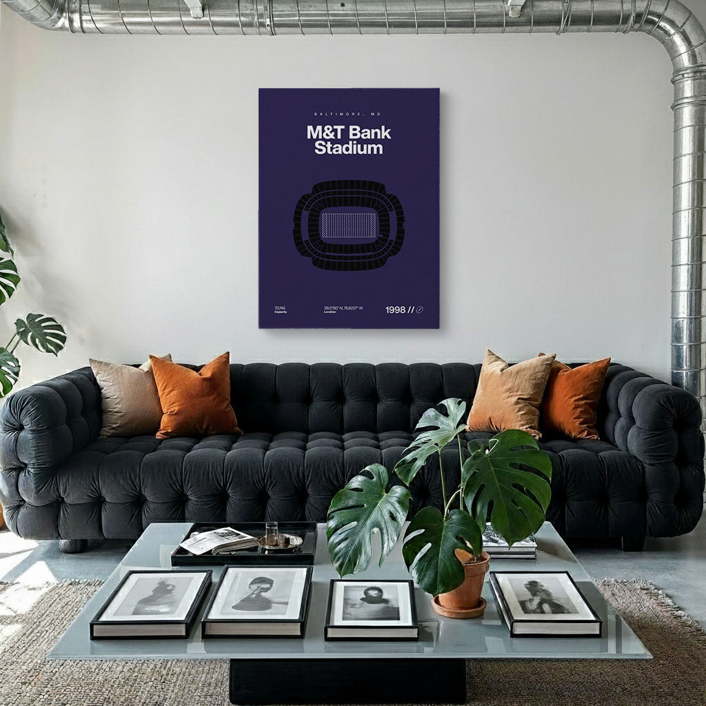 Baltimore Football Stadium Bold