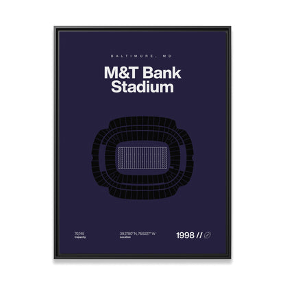 Baltimore Football Stadium Bold