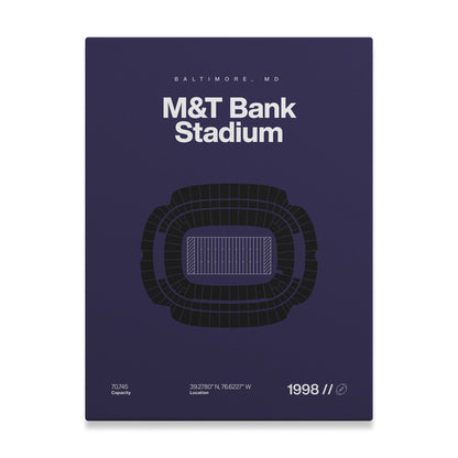 Baltimore Football Stadium Bold