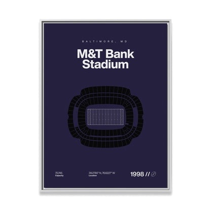 Baltimore Football Stadium Bold
