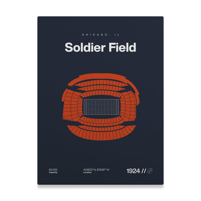 Chicago Football Stadium Bold