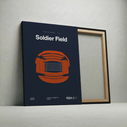 Chicago Football Stadium Bold