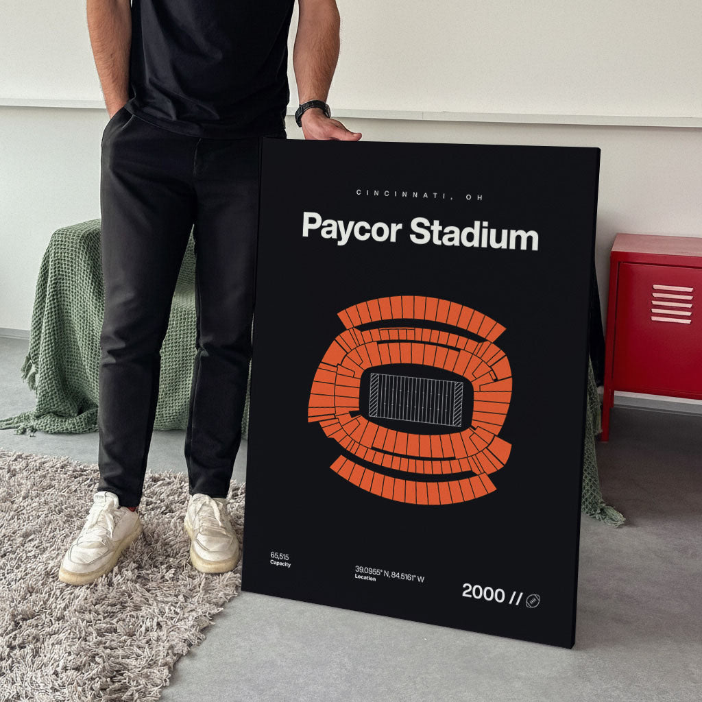 Cincinnati Football Stadium Bold