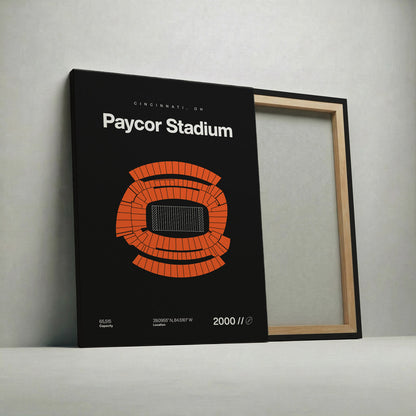 Cincinnati Football Stadium Bold