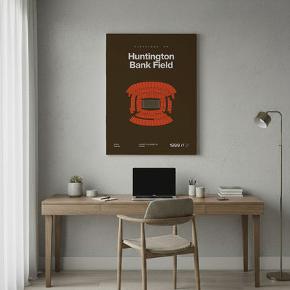 Cleveland Football Stadium Bold