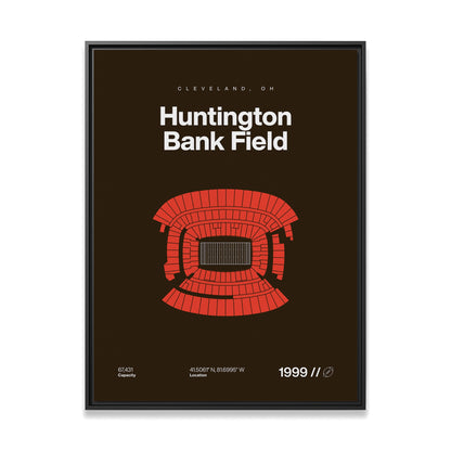 Cleveland Football Stadium Bold