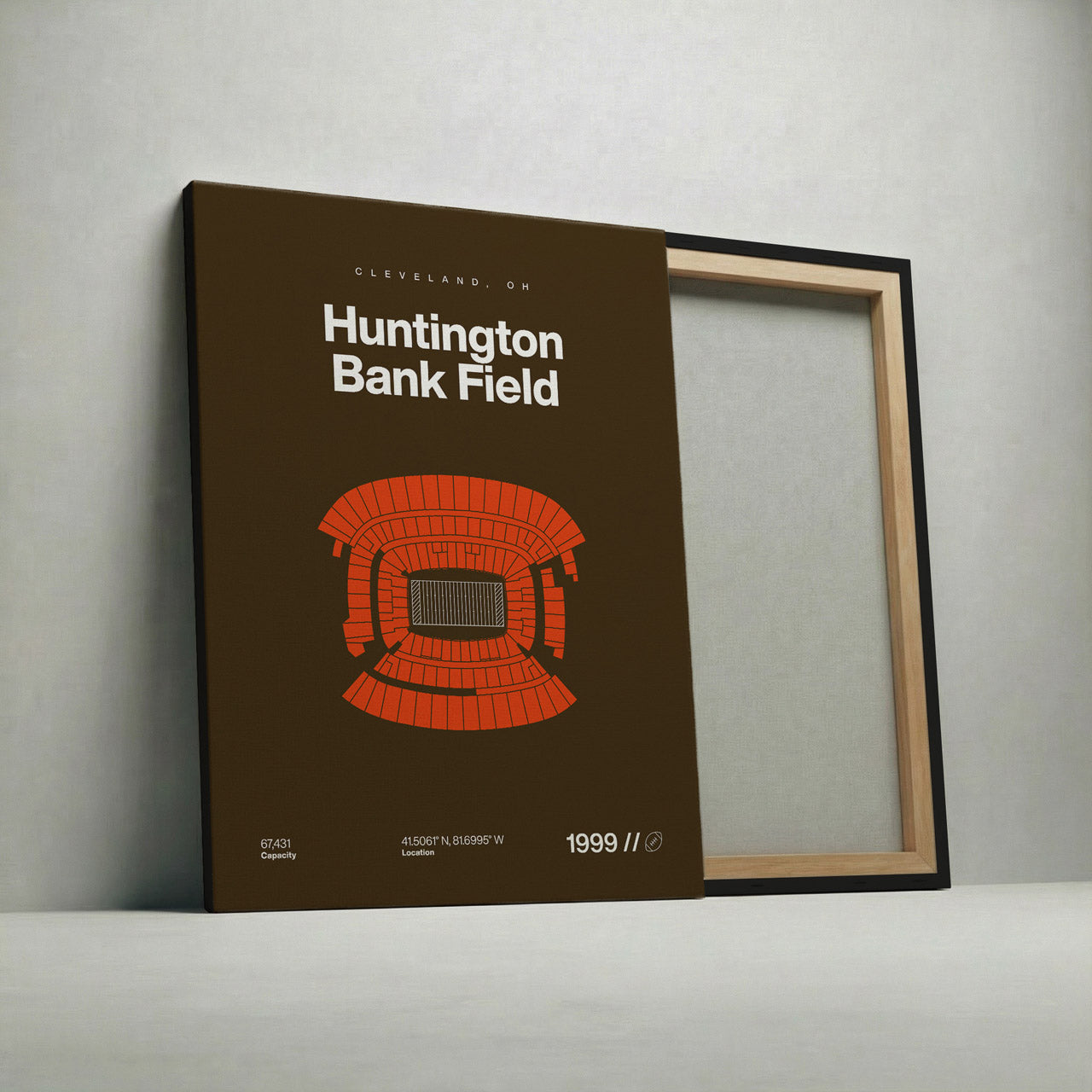 Cleveland Football Stadium Bold