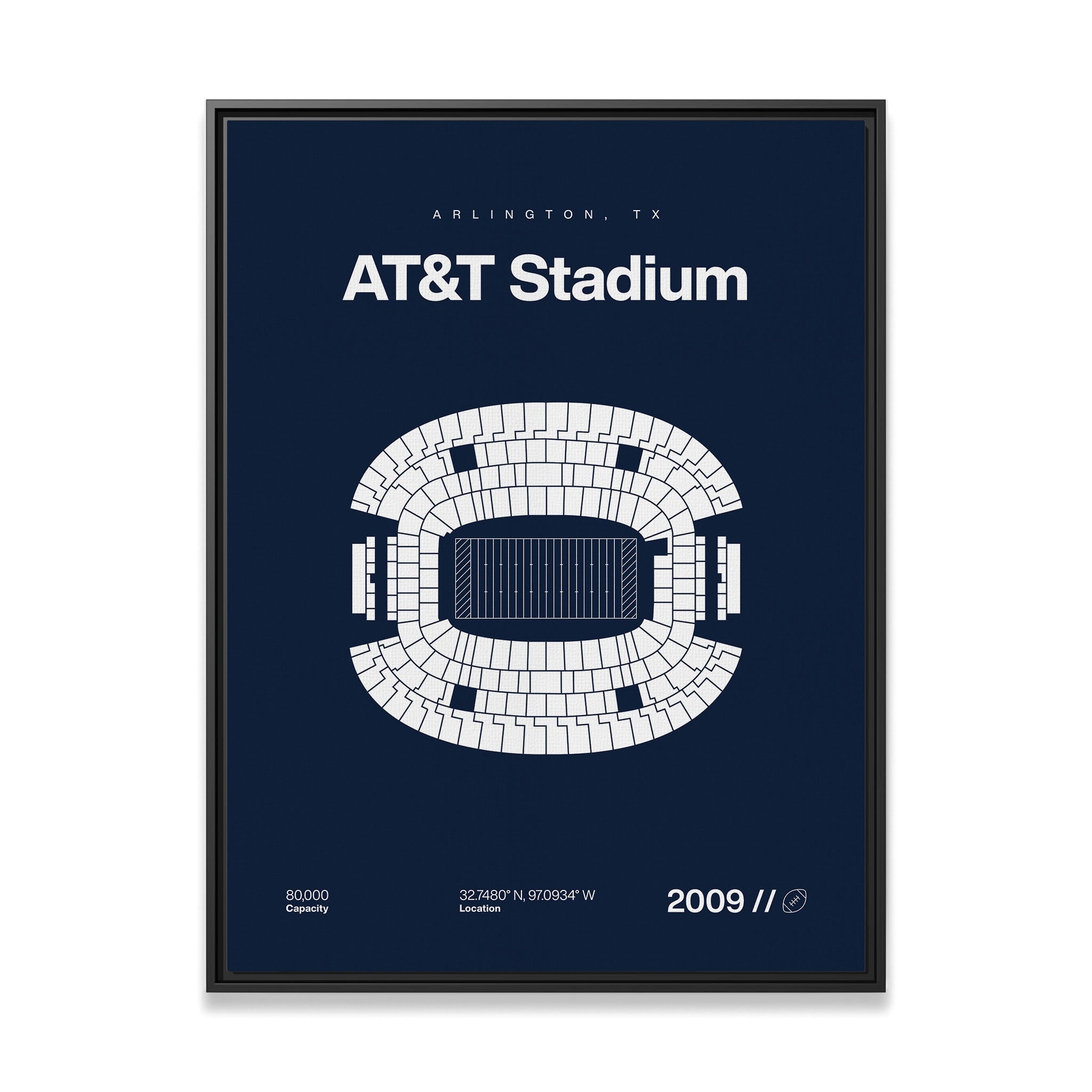 Dallas Football Stadium Bold