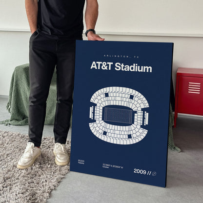 Dallas Football Stadium Bold