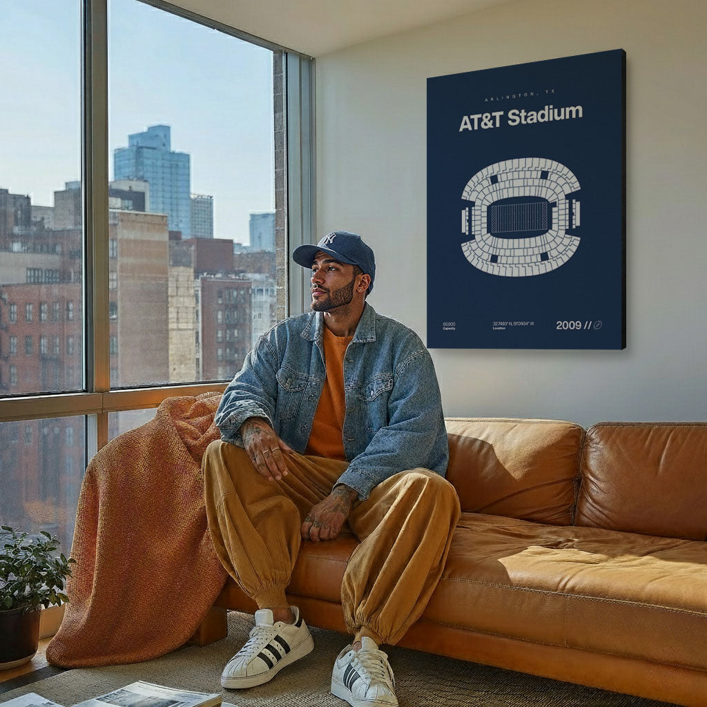 Dallas Football Stadium Bold