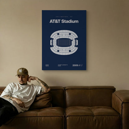 Dallas Football Stadium Bold