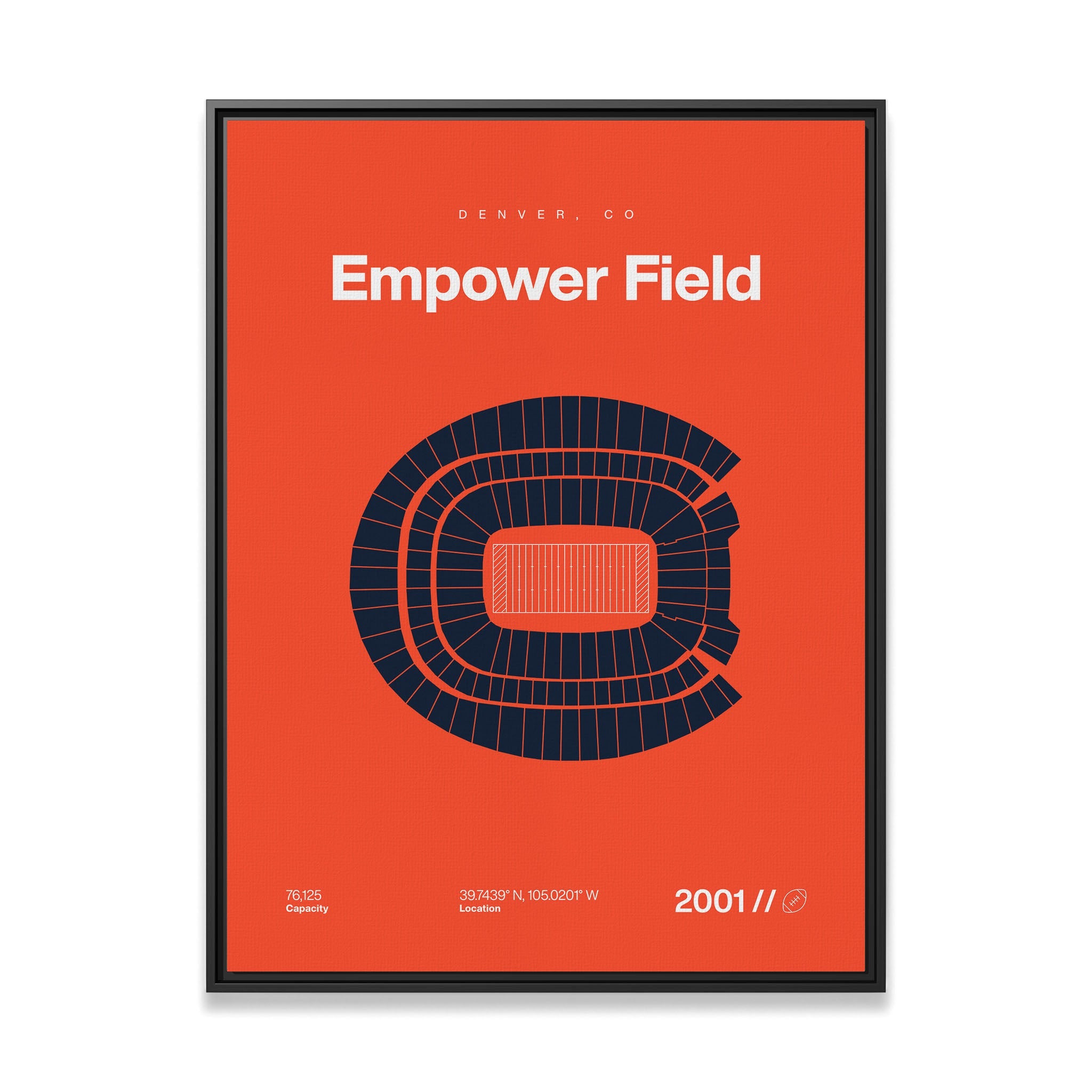 Denver Football Stadium Bold